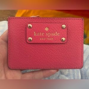 Hot Pink Kate Spade Card Holder